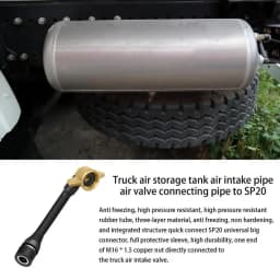 Truck Air Pipe Truck Air Storage Tank Air Intake Pipe Air Value Connecting Pipe To SP20 Car Accessories