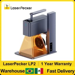 LaserPecker Laser Engraver Portable Easy to Use Fast Engraving Speed Multi Material Laser Engraving Machine With 2k 5W LP2 Pro