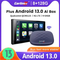Carlinkit Plus QCM 6125 64G Android 13 CarPlay Ai Android Tv Box Wireless CarPlay Android Auto For Netflix YouTube Spotify IPTV
