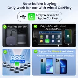 Carlinkit Plus QCM 6125 64G Android 13 CarPlay Ai Android Tv Box Wireless CarPlay Android Auto For Netflix YouTube Spotify IPTV