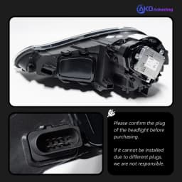 AKD Head Lamp for Porsche Cayenne LED Headlight 2007-2010 Headlights 957 DRL Turn Signal High Beam Angel Eye Projector Lens