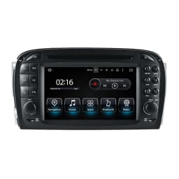 Hualingan for Mercedes SL R230 Radio SL350 SL500 SL55 SL600 SL65 6.2 "Touch Screen Car Stereo Android Auto CarPlay Head Unit DVD