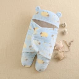 Newborn Baby Soft Wrap Blankets Baby Sleeping Bag Envelope For Newborn Sleepsack 100% Cotton thicken Cocoon for baby 0-9 Months