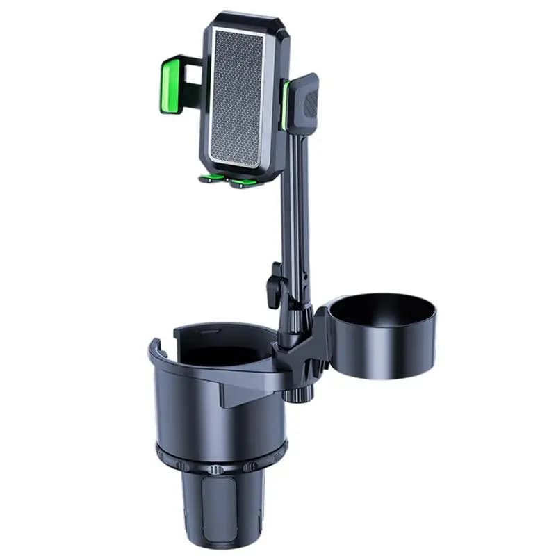 Car Cup Holder Expander With Phone Holder Adjustable Auto Double Drink Bottle Holder Cell Phone Stand Auto Interior Accessories