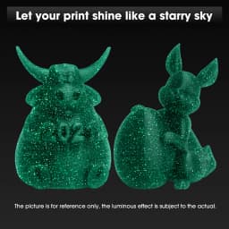 ESUN Luminous Star PLA Filament 1KG 1.75mm 3D Printer Filament Glow in the Dark 3D Filament EStars Luminous PLA Filament
