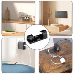 Cable Holders For Cords Set Of 20pcs No Drilling Cord Management Desktop Wire Organization For USB Cables Ethernet Cables Mouse