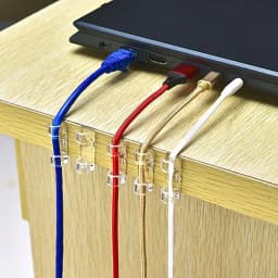 Cable Holders For Cords Set Of 20pcs No Drilling Cord Management Desktop Wire Organization For USB Cables Ethernet Cables Mouse