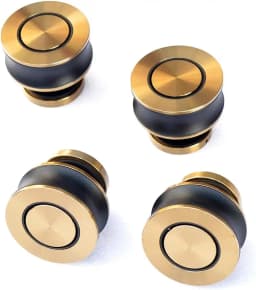 DIYHD 5FT 6.6FT Frameless Glass Shower Door Hardware Sliding Rail Shower Room Kit,Bronze