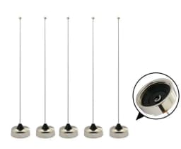 Lot 5 VHF 136-155MHz 39cm NMO Mount Antenna For Mobile Bus Car Radios