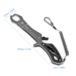 Catfish Mouth Pliers Aluminum Alloy Foldable Fishing Pliers Catfish Controller Holder Saltwater Lip Grip Tool Fish Lip Grippers