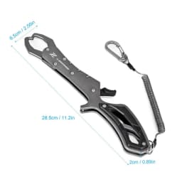 Catfish Mouth Pliers Aluminum Alloy Foldable Fishing Pliers Catfish Controller Holder Saltwater Lip Grip Tool Fish Lip Grippers