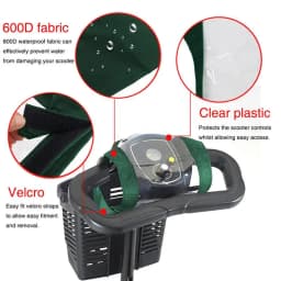 Electric Scooter Cover Scooter Control Panel Cover Waterproof Mobility Clear Dust Proof Scooter Accessory Panels Case