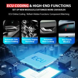 MUCAR VO8 Profession Auto OBD2 Scanner Full System 34 Reset ECU Coding Action Test Car Diagnostic Tools