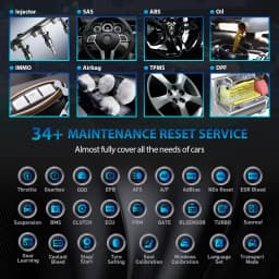 MUCAR VO8 Profession Auto OBD2 Scanner Full System 34 Reset ECU Coding Action Test Car Diagnostic Tools