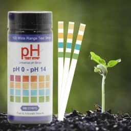100 PH Strips 0-14 PH Paper Analyzers Test Paper Strips Testing Kit PH Soil Tester School Educational Chemistry Equipment