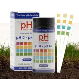100 PH Strips 0-14 PH Paper Analyzers Test Paper Strips Testing Kit PH Soil Tester School Educational Chemistry Equipment