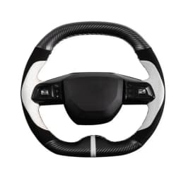 For MG4 Car Steering Wheel Cover For MG4 2022-23 MU LAN PU Leather AUTO Steering Wheel Cover For EV Car Interior Accessories