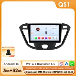 Hizpo 8G 128G Android Auto Carplay Car Radio For Ford Transit Tourneo Custom 2013-2021 Multimedia Video Player Navigation GPS BT