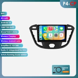 Hizpo 8G 128G Android Auto Carplay Car Radio For Ford Transit Tourneo Custom 2013-2021 Multimedia Video Player Navigation GPS BT