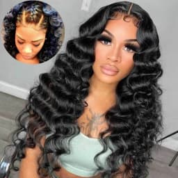 Loose Wave Lace Closure 4x4 PrePlucked With Baby Hair Natural 100%Human Hair Soft Brazilian Virgin Hair Ali Sky Cheap Wholesale