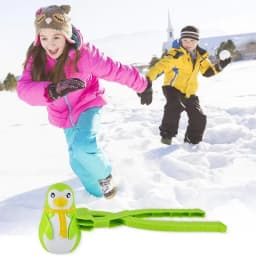 Penguin Snow Ball Maker Snow Mold Tool Thickened Outdoor Activities Winter Snowball Maker Clip Snow Toy Kids Creative Toy