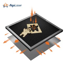Algolaser Honeycomb Platform Working Panel Set for Laser Engraver 445x450mm Stainless Steel with Aluminum Panel to Protect Desk