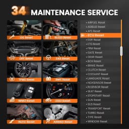 ANCEL DS600BT OBD2 Scanner Bidirectional Full System Automotive Diagnostic Tool ECU Coding Key Programming CANFD DOIP 34+ Reset