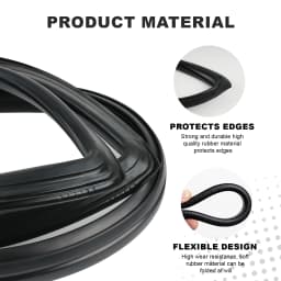 Front Windshield Rubber Seals For Toyota 1984-1988 Hilux 4-Runner LN50 Pickup
