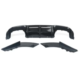 Car Rear Bumper Lip Spoiler For BMW M2 Diffuser F87 M2C Competion 2015+ Coupe Carbon Fiber Look Protective Cover