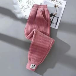 Children's Winter Warm Pant Kids Girls And Boy Sweatpants Winter Corduroy Thick Outer Wear Baby Sports Pants Children Boy Pant