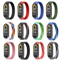 Braided Solo Loop for Xiaomi Mi Band 8 9 10 Strap accessories Elastic Nylon Watchbands Replacement correa bracelet for Miband 10