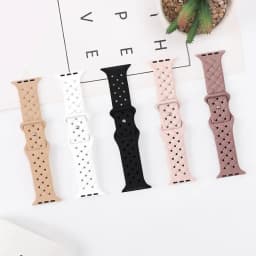 Silicone Strap For Apple Watch Band 44mm 45mm 40mm 49mm 46mm 42mm Braided bracelet correa iwatch Series 9 10 11 7 SE 6 8 Ultra 3