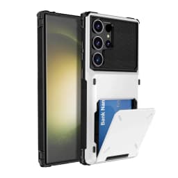 For Samsung Galaxy S25 S24 Ultra S25 S24 Plus S24 FE Wallet Case with Card Holder, Dual Layer Heavy Duty Shockproof Phone Cover