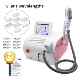 500,000 Shoots OPT Painless IPL Ice E Light 8 Filters Anti-Aging Cooling System Photonic Rejuvenation Hair Removal Machine Salon