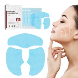 3pcs Face Brightening Patches Anti Aging Face Mask Collagen Soluble Film Eye Patches Korea Collagen Soluble Patches cheek patche