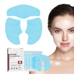 3pcs Face Brightening Patches Anti Aging Face Mask Collagen Soluble Film Eye Patches Korea Collagen Soluble Patches cheek patche