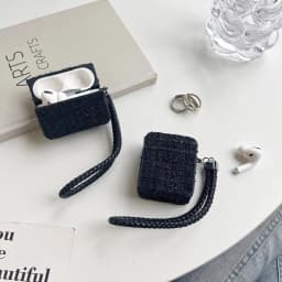 Airpods 3 2 Case Cover for Apple Airpods Pro 3 2 1 with Lanyard for Girls and Women, Luxury Style Fashion Earphone Accessories