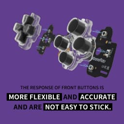 eXtremeRate Face Buttons Clicky Kit for ps5 Edge Controller, Custom Tactile Dpad Action Buttons Mouse Click Kit