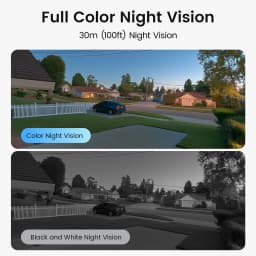 ZOSI C296 2PK/4PK 8MP PoE PTZ Camera Outdoor with Human Vehicle Detection 4K Color Night Vision Surveillance IP Security Camera