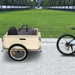 Bicycle Trailer 50Kg Load Transport Trailer Multiple Whales Aluminum Utility Cargo Bike Trailer