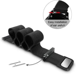 Magnetic Buckle milanese Stainless Steel Strap for Samsung Watch4 Huawei GTR2 16mm 18mm 20mm 22mm Casual Fashion Watch Accessori