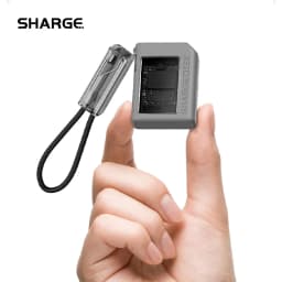 SHARGE-SSD Enclosure for Laptop, External SSD for PS5 Game Camera, NVMe PCI-E M.2 SSD Case, USB 3.2 Gen 2, 10Gbps, 2230 M.2