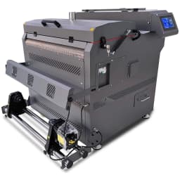 US Stock 24in (600mm) Entry Level Automatic TPU Adhesive DTF Powder Shaker and Dryer Machine with Touch Screen for DTF Printer