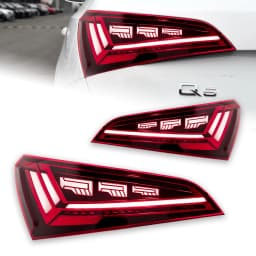 Car Lights For Audi Q5 SQ5 2009-2015 8R LED Auto Taillight Assembly Upgrade Q7 Design Dynamic Signal Lamp Exterior Accessories