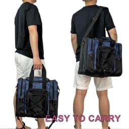 Bowling Ball Bag Bowling Ball Tote Bag For 1 Ball Multifunctional Handbag With Padded Interior Adjustable Belt Fits Ball Shoes