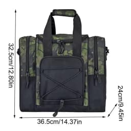 Bowling Ball Bag Bowling Ball Tote Bag For 1 Ball Multifunctional Handbag With Padded Interior Adjustable Belt Fits Ball Shoes