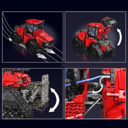 Mould King 18020 Technical Car Building Block MOC-35270 Pneumatic Crawler Tractor Model Assembly Truck Brick Toys Kids Gifts