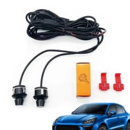 Car Door Light Door LED Welcome Projector Lights Angel Wing Door LED Lights Car Wireless Paste Courtesy Light Projection Light