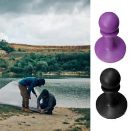 Tent Poles Caps Proof Cap Anti Thunder Protection Cover Anti-Slip Proof Cap Tent Tarp Grabbers Protector Safe Tent Pole