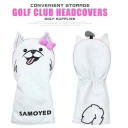Driver Covers For Golf Clubs Golf Head Cover Golf Covers Protective Golf Headcovers Dog Shape Driver Head Covers 4 PCS Golf Head
